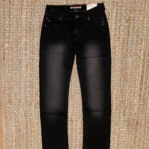 Tommy Hilfiger Boy's Black denim jeans size 10 NWT